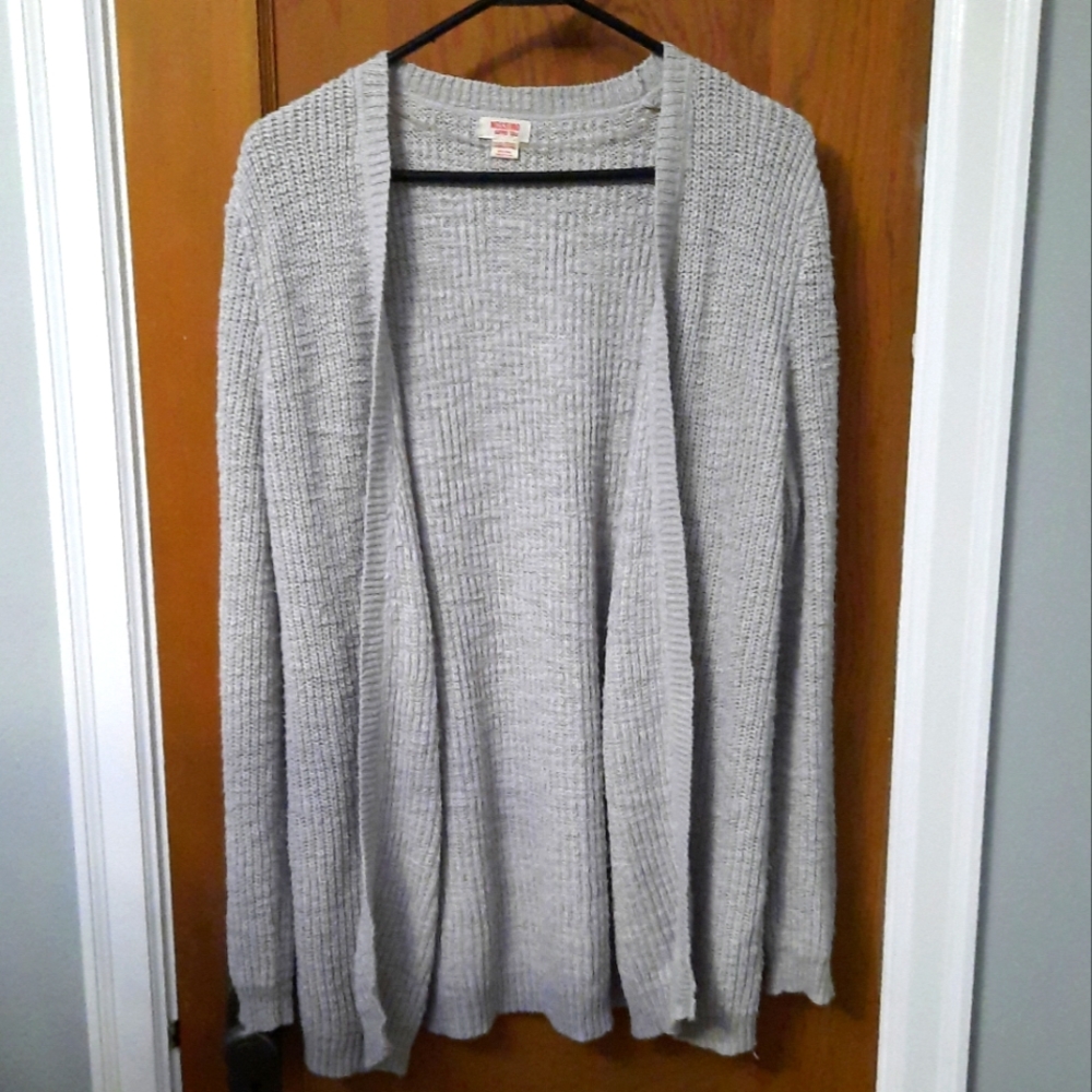 Mossimo XL Woman's Gray Cardigan Sweater